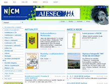 Tablet Screenshot of nicm.cz